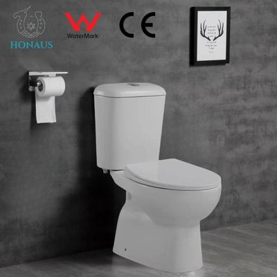 S/P Trap Two Piece Toilet Bowl Dual Flush Water Closet OEM ODM Available