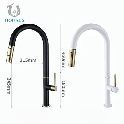 OEM ODM Smart Touch Control Kitchen Faucet Copper Pull Out Kitchen Tap