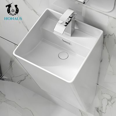 Luxury Bathroom Wall Hung Basin Black White Grey Premium Ceramic Anti Scratch Glaze