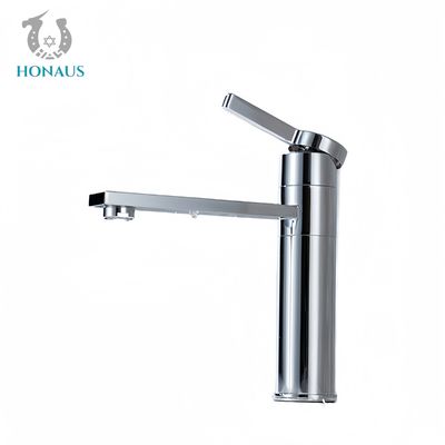 Classic Wash Basin Faucet Hotel Use Full Brass Body Chromed Surface Ceramic Valve