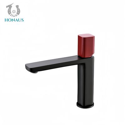 Modern Wash Basin Faucet Simplified Design Copper Body Luxury Hotel Apartment
