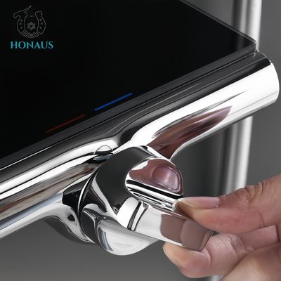 Luxury Concealed Valve Showers Four Outlets Multi Modes Spray Pressurized Chromed