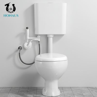 Simple Two Piece Toilet Bowl Manufacturer Direct Ceramic Body Separated Tank