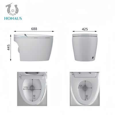 Luxury Smart Intelligent Toilet Premium Ceramic Aroma System Modern Auto Flush