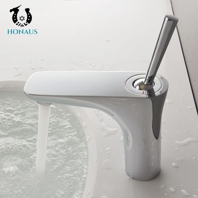 Classic Wash Basin Faucet Full Copper Mixer Chromed Surface Ceramic Valve