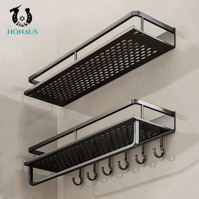 Bathroom Shower Accessories Wall Hung Modern Premium Aluminum Electroplated Black