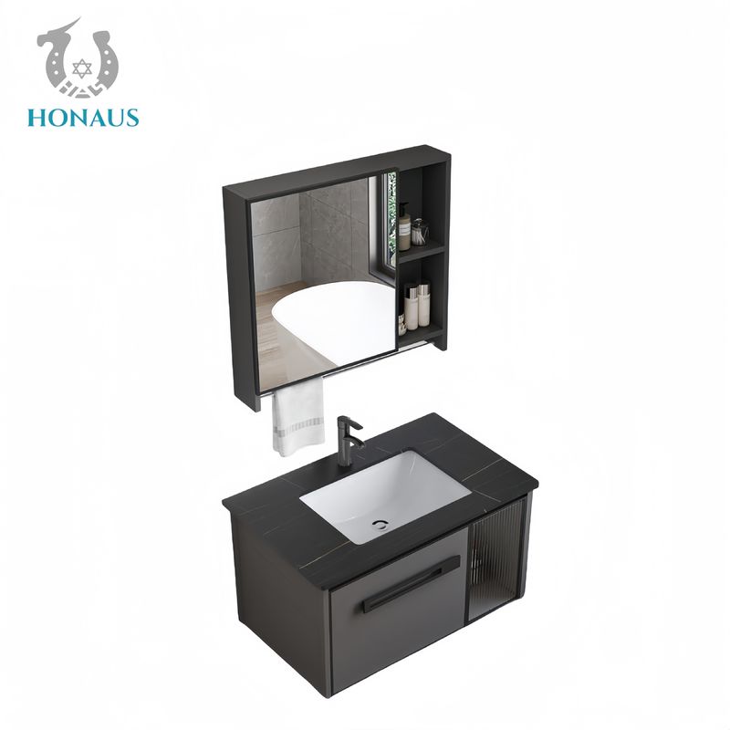 Luxury Vanity Bathroom Wall Hung Bain Ceramic Sink Modern ISO CE Easy Installation